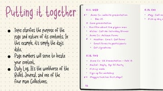 Bullet Journal Instructions.pdf Bullet journal method | PDF