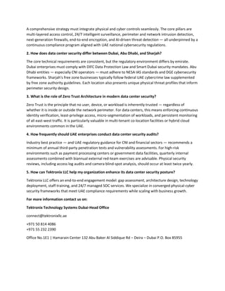 Comprehensive Guide to Bulletproof Data Center Security for UAE ...