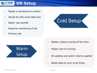 Technology Platform for DC Mgmt, Cloud Computing etcHigh Growth, Profitable CompanyPrivately held by investors  including Goldman Sachs, SBAIF, Sierra Ventures