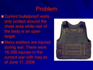 Bulletproof Only Bulletproof vest - MS lecture Continue.ppt
