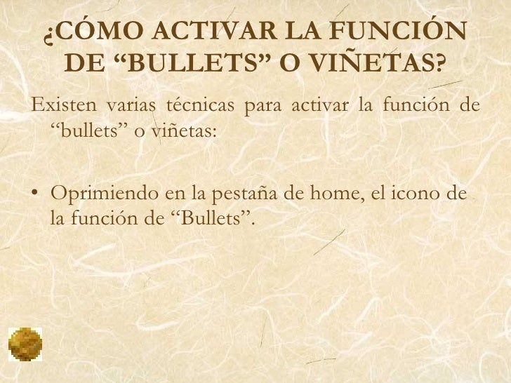 Bullets 1