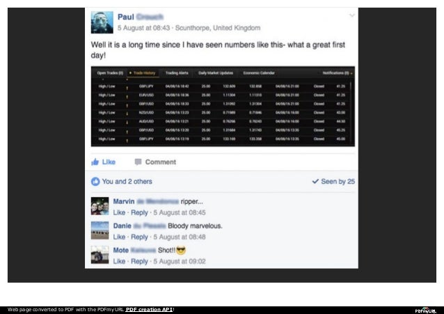 Binary option training