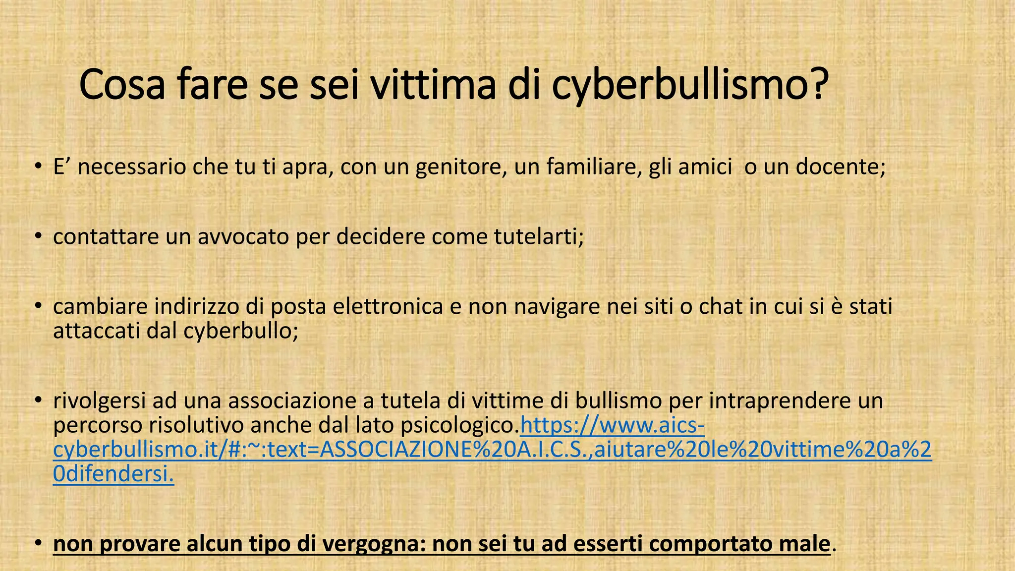Prevenire E Contrastare Il Bullismo E Il Cyberbullismo BULLISMO E CYBERBULLISMO. COME PREVENIRE E CONTRASTARE IL FENOMENO.pptx