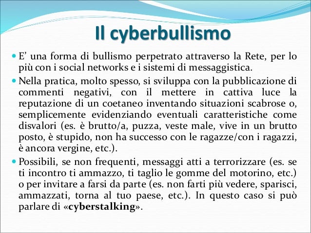 Copy Of Bullismo E Cyberbullismo Lessons Blendspace