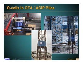 www.fugro.comwww.loadtest.com
O-cells in CFA / ACIP Piles
 