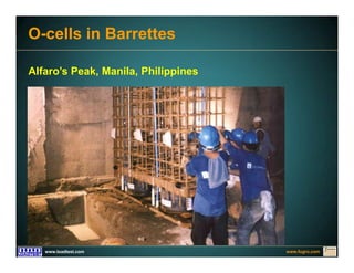 www.fugro.comwww.loadtest.com
Alfaro’s Peak, Manila, Philippines
O-cells in Barrettes
 