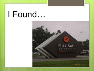 I Found…
Photo Credit
 