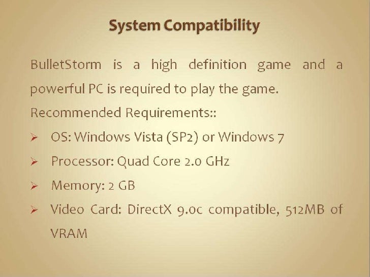bulletstorm pc fix