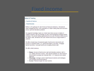 Fixed Income
 