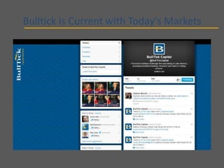 Bulltick is Current with Today's Markets
 