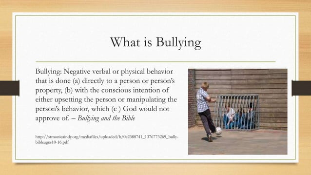 Bully - Christianity and the Culture of Bullying | PPTX | Christianity ...