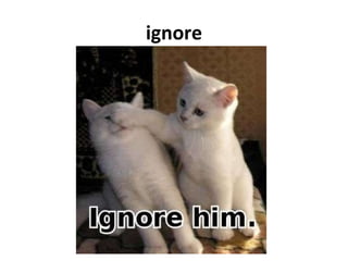 ignore 