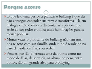 O que não é Discussões, brigas ou conflitos entre professor e aluno ou aluno com aluno. 