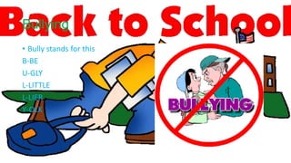 Bullying PPT presentation | PPT