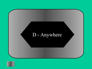 D - Anywhere 
 