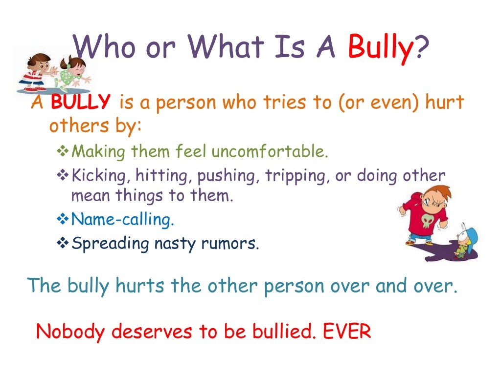 Types of Bullying