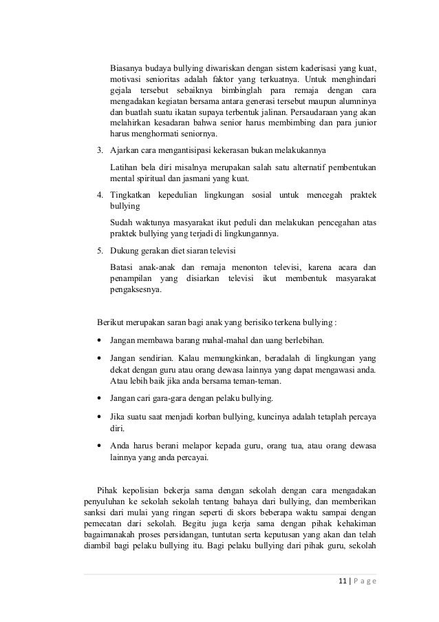 Pidato Bahasa Inggris Stop Bullying Singkat Ruang Ilmu