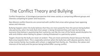 Problems of Well-Being: Bullying