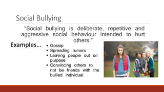 Problems of Well-Being: Bullying