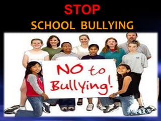 STOP
SCHOOL BULLYING
Psikolog Puskesmas Godean II
 
