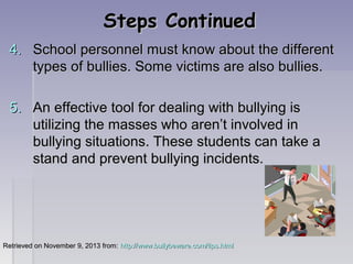 Bullying asld 601 - group project - k. butler | PPT