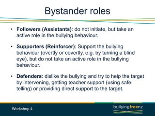 Bullying Roles Bullying-Prevention | PPTX