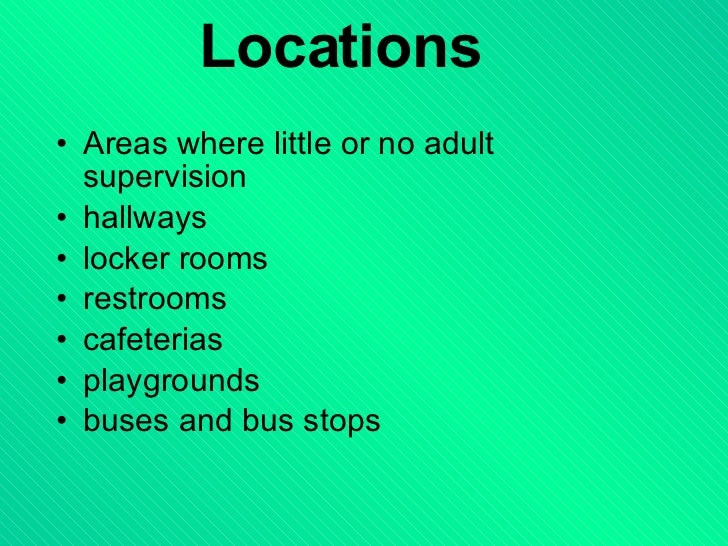 Supervision In School Locker Rooms Supervision In School Locker Rooms