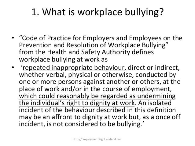 7 1 What Is Workplace Bullying