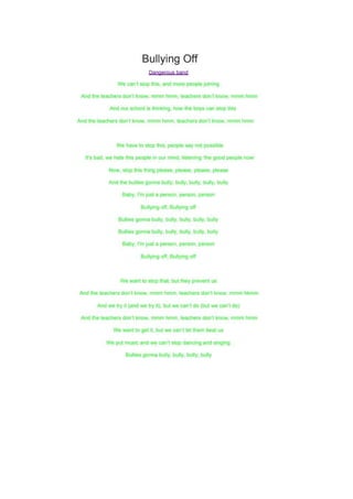 Bullying off, fedac gironella