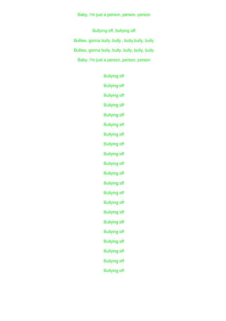 Bullying off, fedac gironella