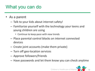 The Role of Social Media in Bullying and Teen Dating Violence PCA GA …