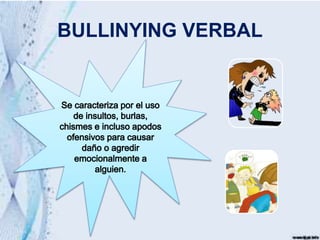 BULLINYING VERBAL
 