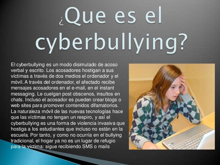 Bullying y ciberbullying