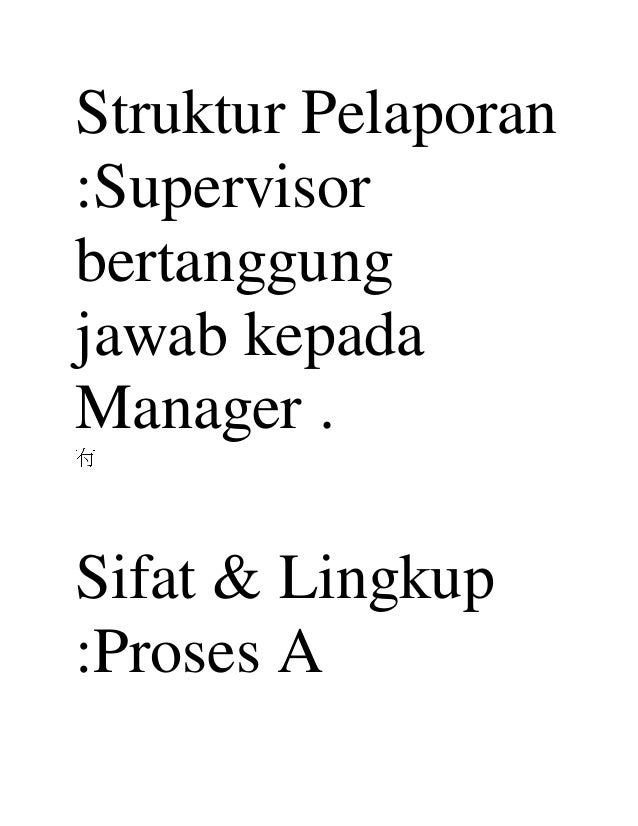 Contoh Job Description Kepala Bagian Produksi - Contoh Axis