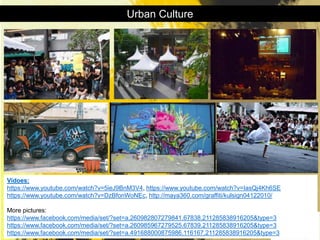 Vidoes:
https://www.youtube.com/watch?v=5ieJ9BnM3V4, https://www.youtube.com/watch?v=IasQj4Kh6SE
https://www.youtube.com/watch?v=DzBfonWoNEc, http://maya360.com/graffiti/kulsign04122010/
More pictures:
https://www.facebook.com/media/set/?set=a.260982807279841.67838.211285838916205&type=3
https://www.facebook.com/media/set/?set=a.260985967279525.67839.211285838916205&type=3
https://www.facebook.com/media/set/?set=a.491688000875986.116167.211285838916205&type=3
Urban Culture
 