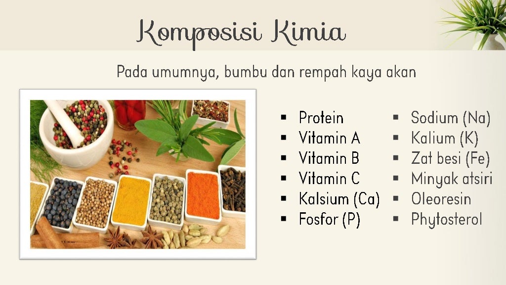 Bumbu dan rempah