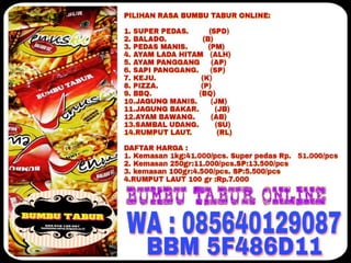 Bumbu tabur keripik bandung