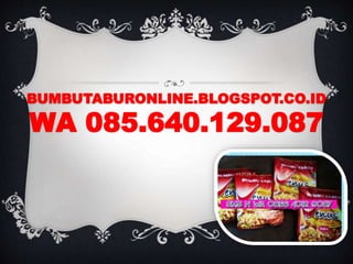 BUMBUTABURONLINE.BLOGSPOT.CO.ID
WA 085.640.129.087
 