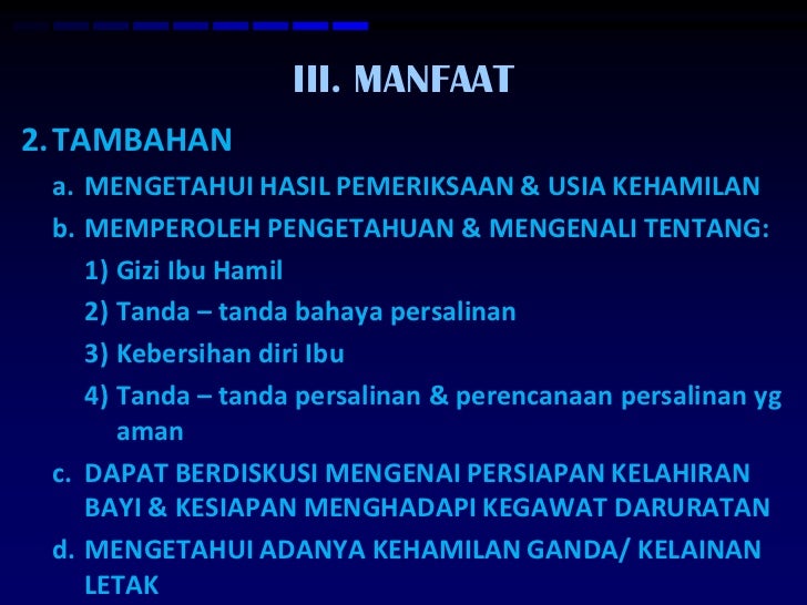 Penyuluhan Ibu Hamil Resiko Tinggi