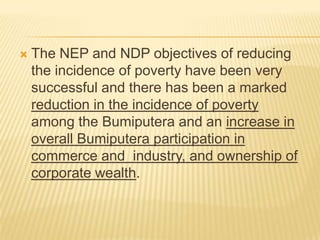 Bumiputera ownership of wealth