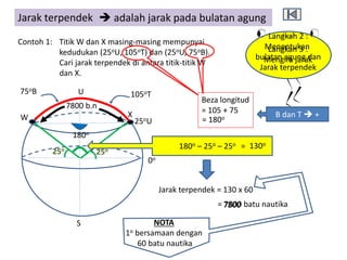 Bumi Sebagai Sfera Jarak Pada Permukaan Bumi