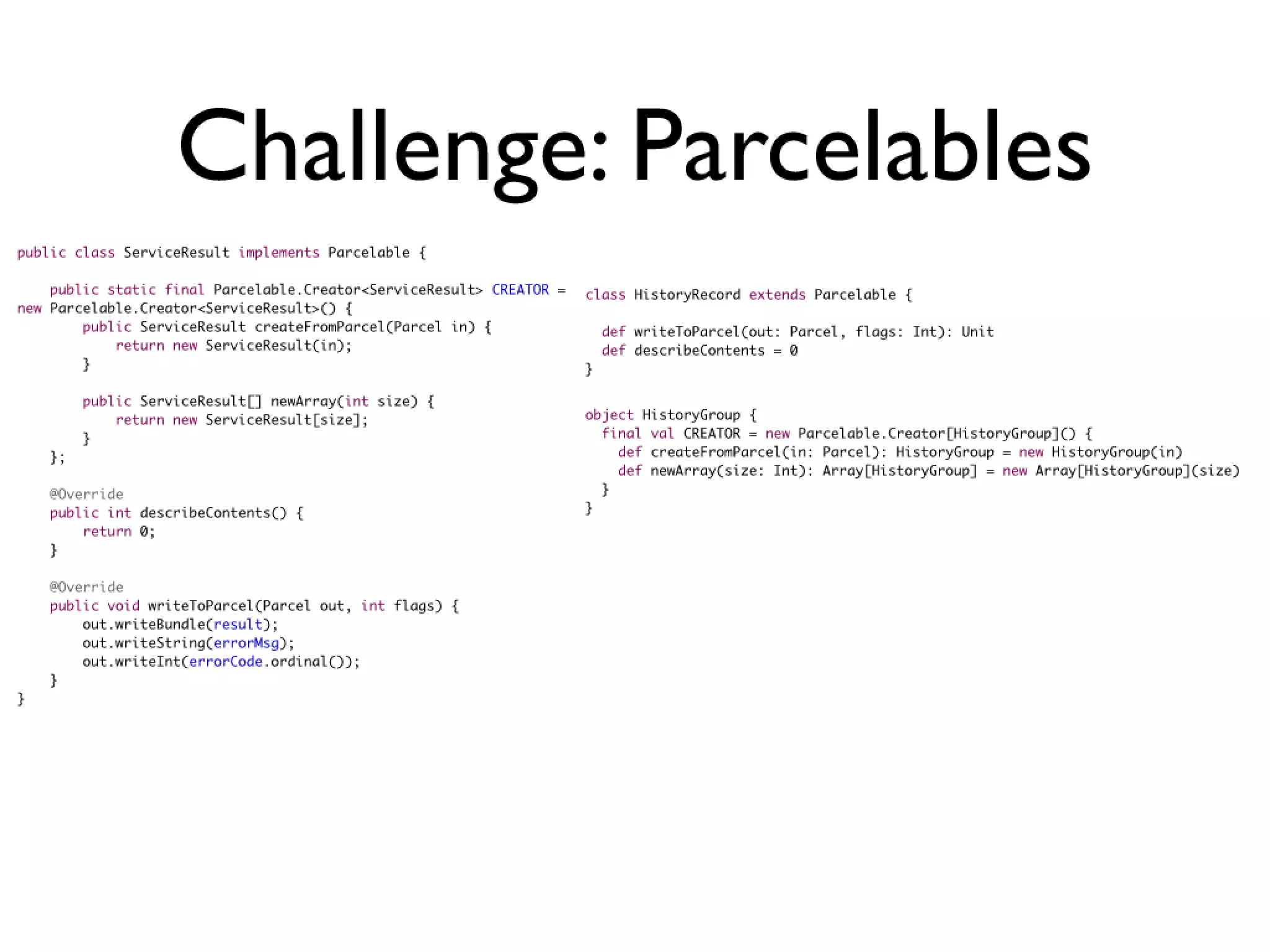 Scala on Android: Experiences at Bump Technologies