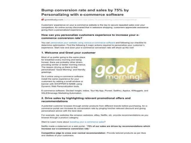 bump conversion rate and