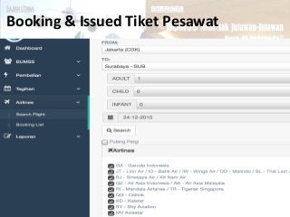 Booking & Issued Tiket Pesawat
 