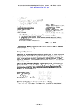 Bundesarbeitsgemeinschaft gegen Mobbing Bremen Baki-Meine Schule
                 http://antimobbingtag.blog.de/




                          Seite 2 von 2
 