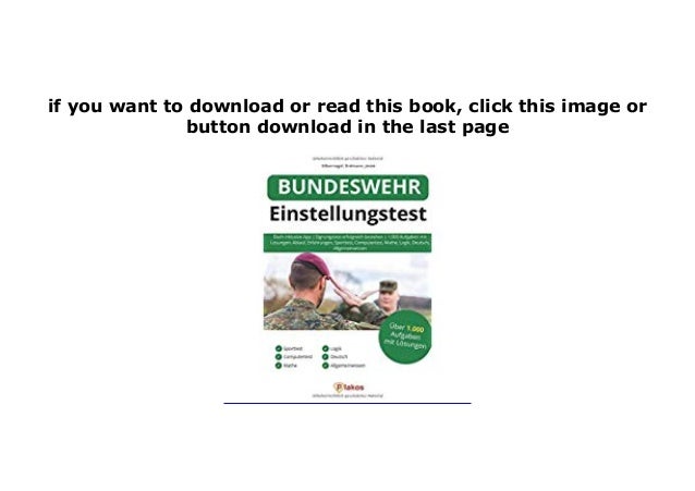 P D F Epub Library Bundeswehr Einstellungstest Buch Inclusive App Eig