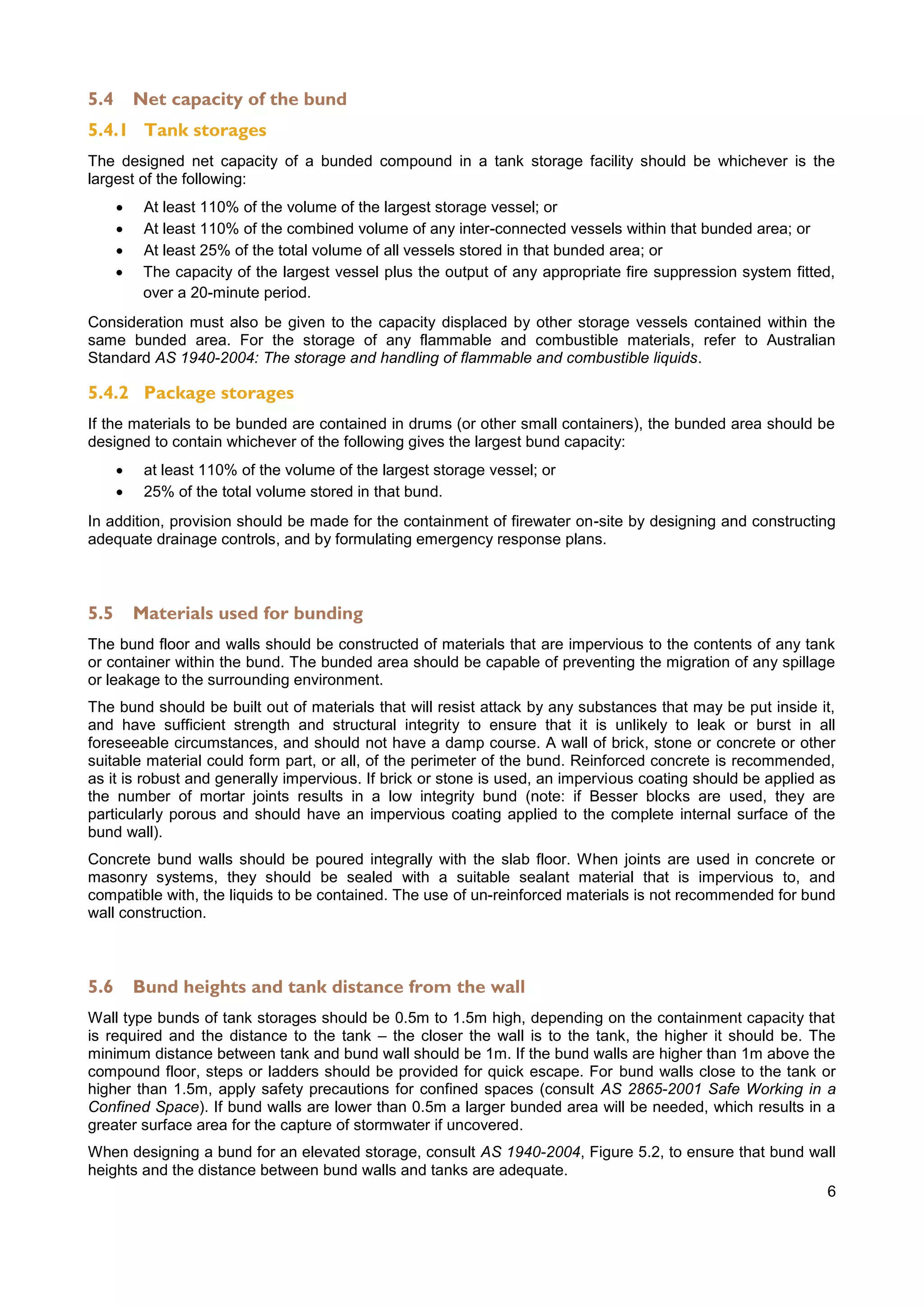 Bunding and spill management guidelines | PDF