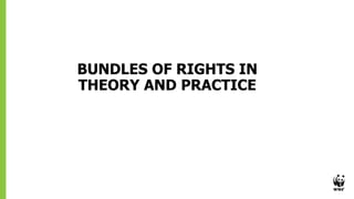 October 2019
BUNDLES OF RIGHTS IN
THEORY AND PRACTICE
 