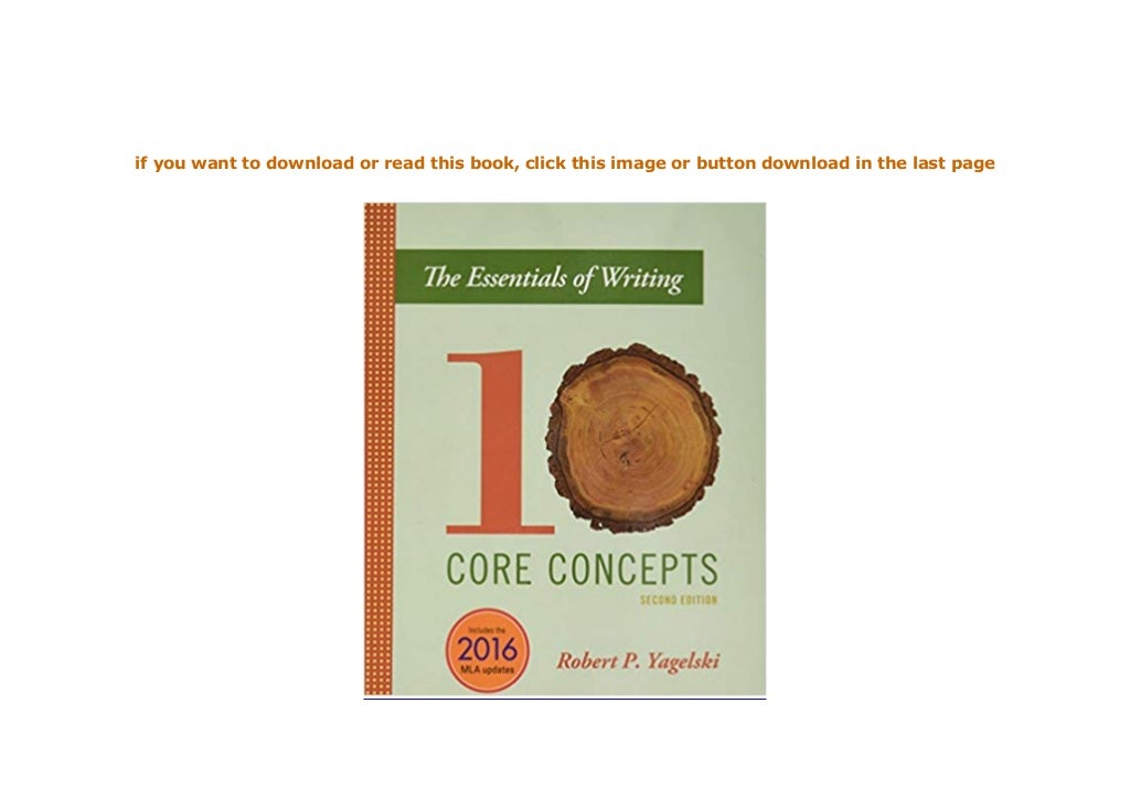 [PDF_DOWNLOAD] Bundle The Essentials of Writing Ten Core Concepts 2…