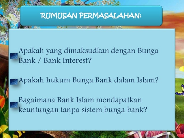  Bunga bank bank interest i 